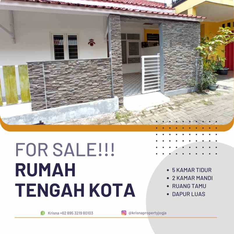 dijual rumah tegalrejo kota yogyakarta