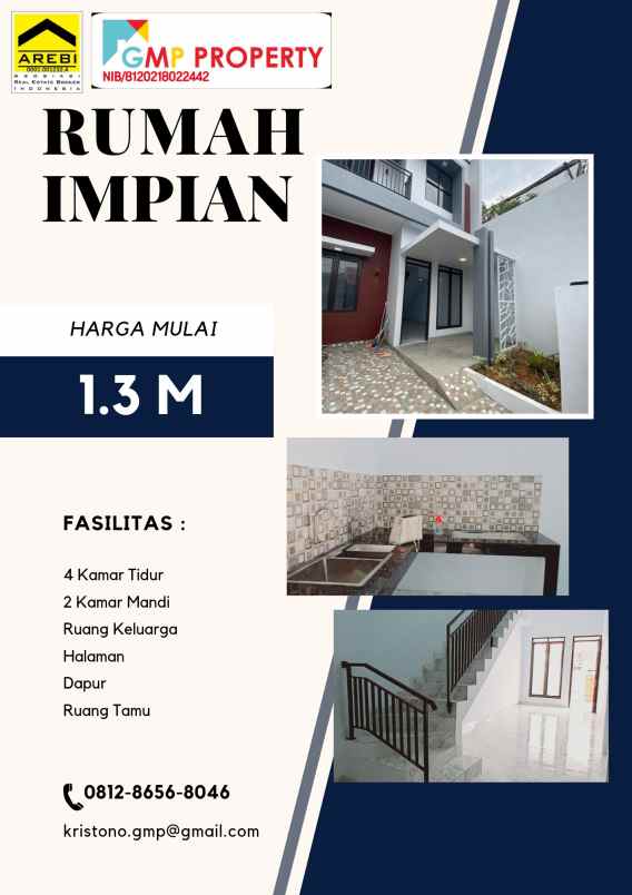 dijual rumah teluk pucung