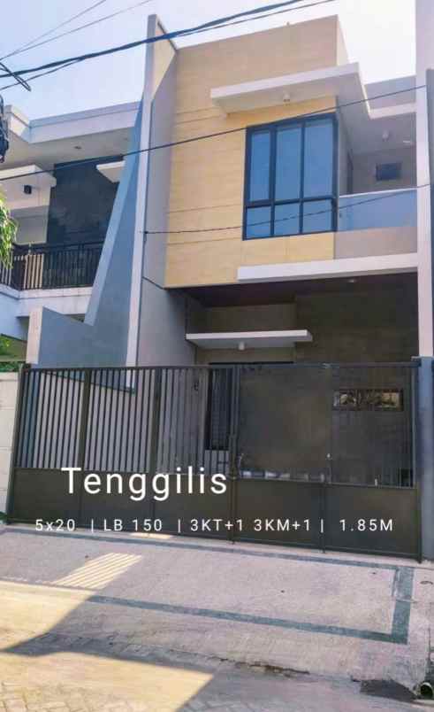 dijual rumah tenggilis