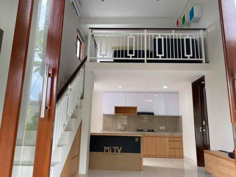 dijual rumah tipe mezanin minimalis di renon denpasar