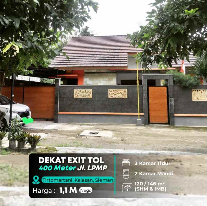 dijual rumah tirtomartani