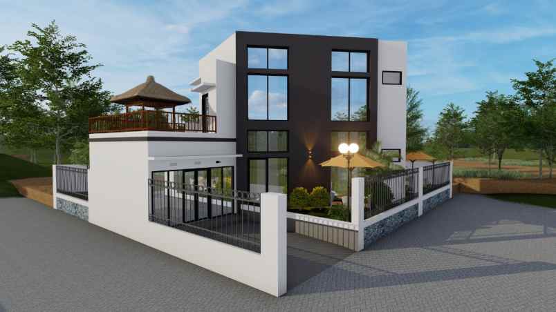 dijual rumah villa green garden