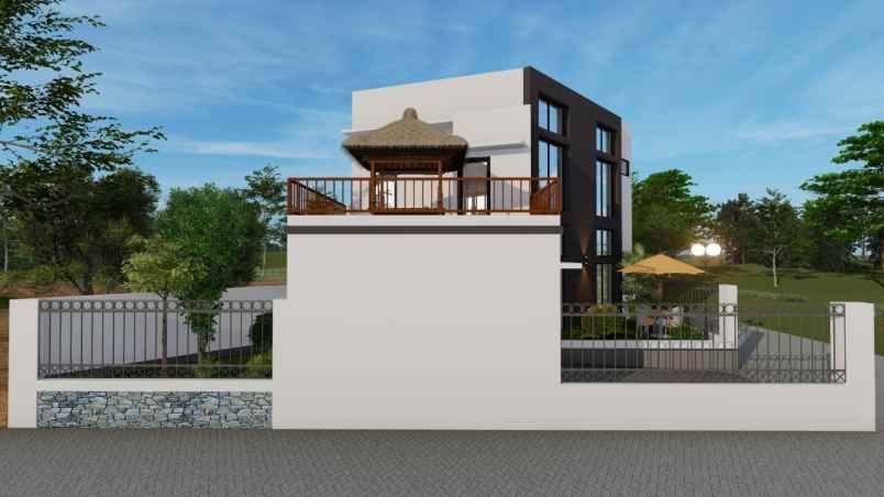 dijual rumah villa green garden