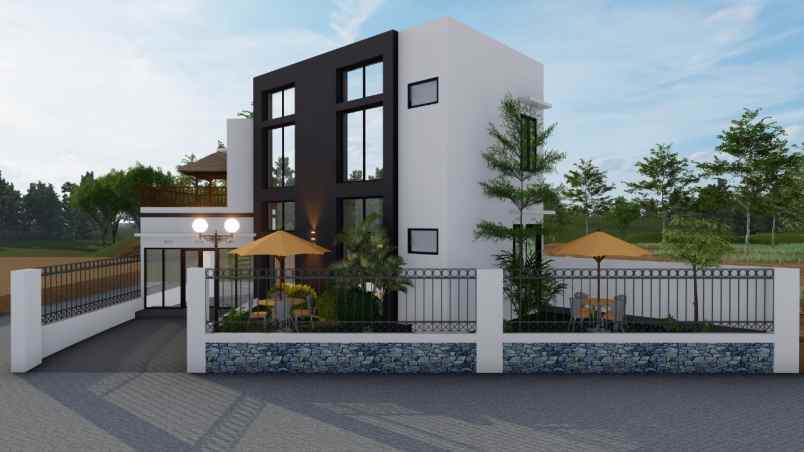 dijual rumah villa green garden