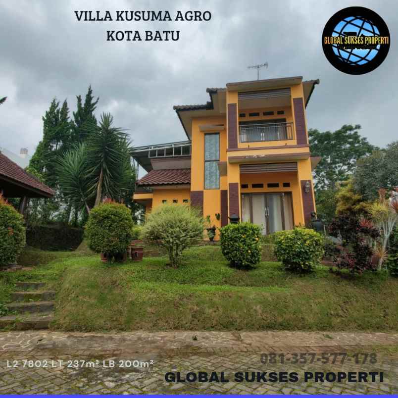 dijual rumah villa kusuma agro