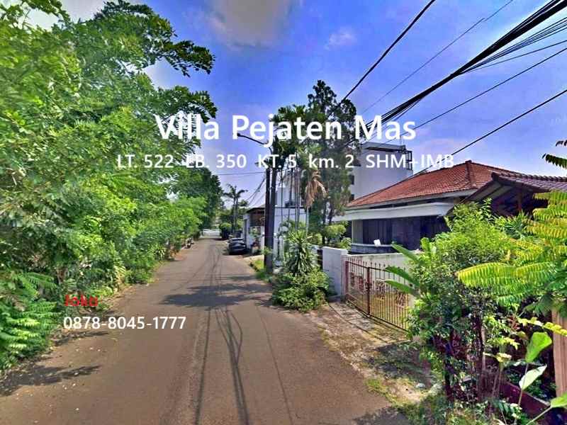 dijual rumah villa pejaten mas