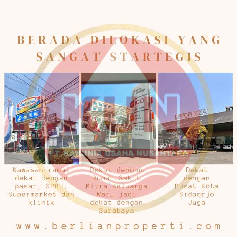 dijual tanah berlian residence