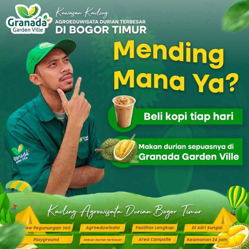 dijual tanah buanajaya tanjungsari bogor