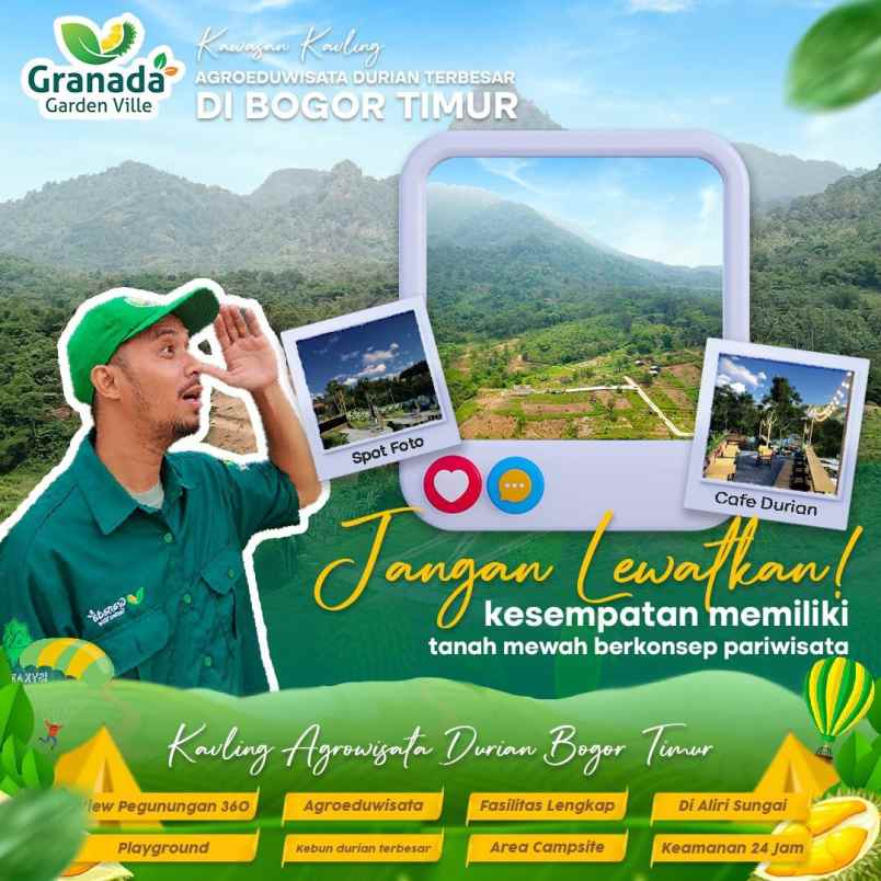 dijual tanah buanajaya tanjungsari bogor