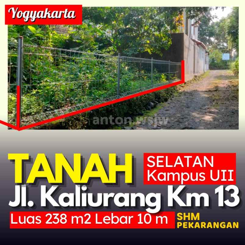 dijual tanah gg jawadi jl sunan