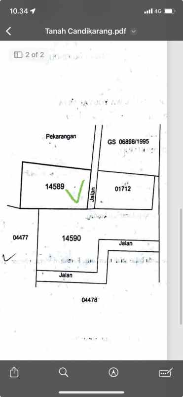 dijual tanah gg jawadi jl sunan