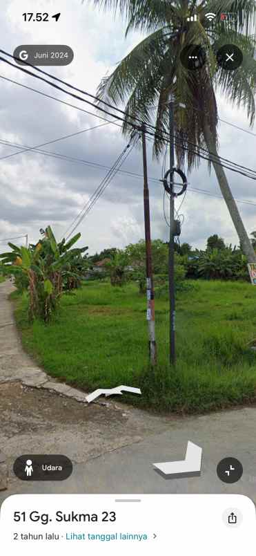 dijual tanah jalan petani gg harapan 4