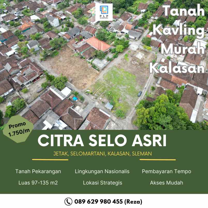 dijual tanah jetak selomartani kalasan