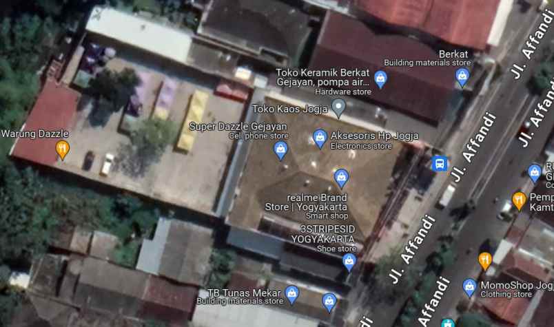 dijual tanah jl affandi no 20 soropadan