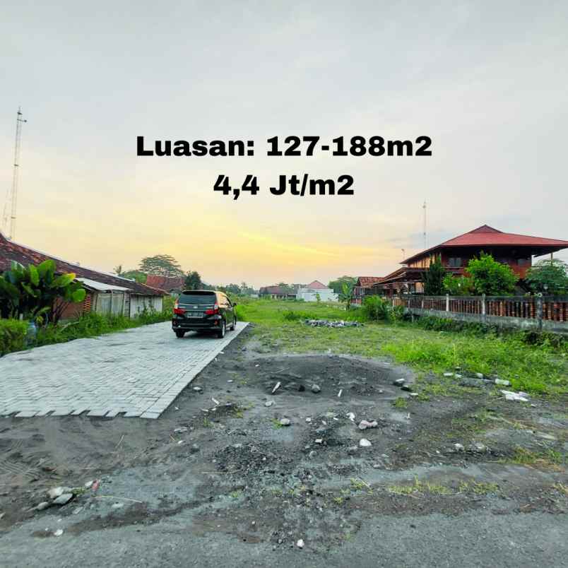 dijual tanah jl damai lojajar