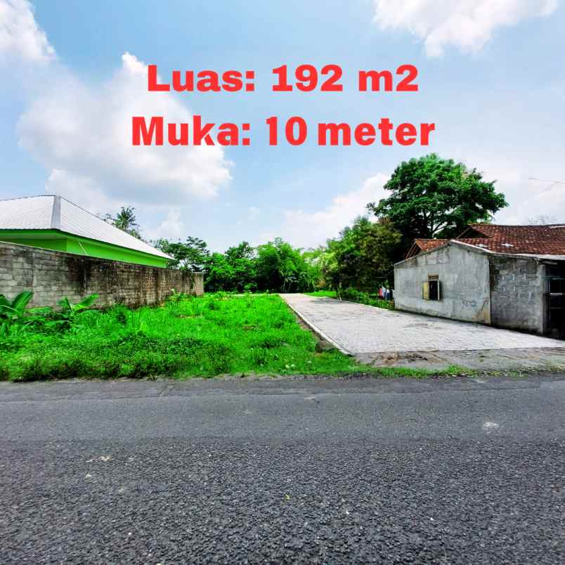 dijual tanah jl kaliurang km 10 jetis