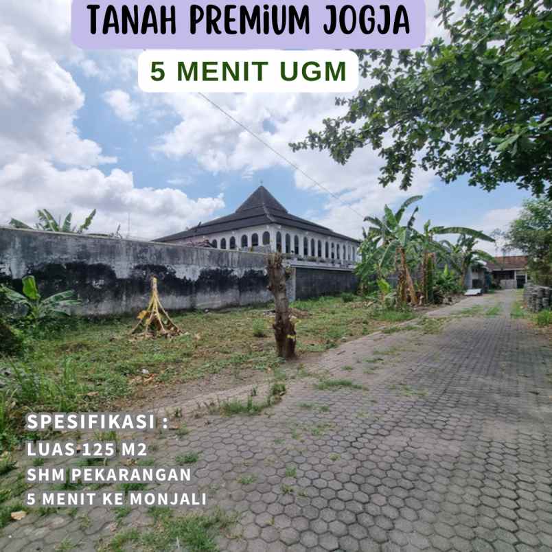 dijual tanah jl kaliurang km 6