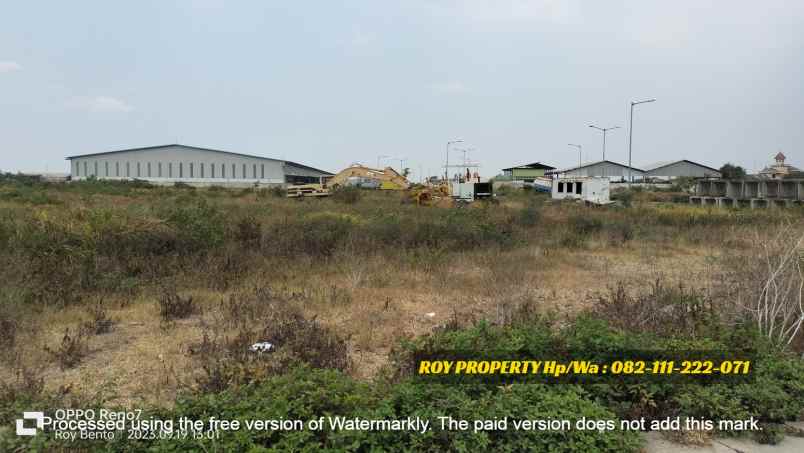 dijual tanah jl marunda makmur