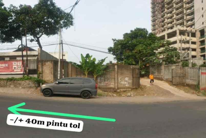 dijual tanah jl raya serpong