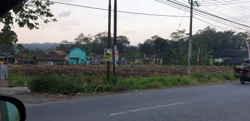 dijual tanah jl raya tlogowaru