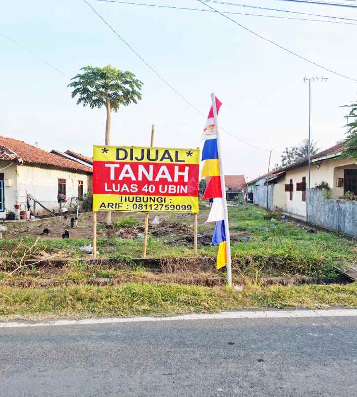 dijual tanah jl sengon kel tritih kulon