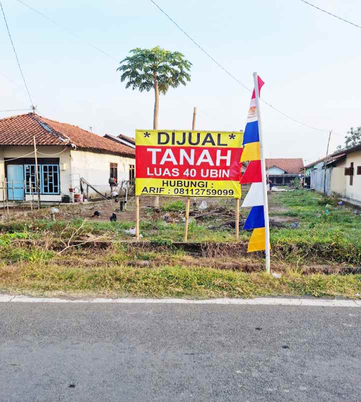 dijual tanah jl sengon kel tritih kulon