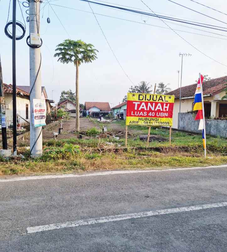 dijual tanah jl sengon kel tritih kulon