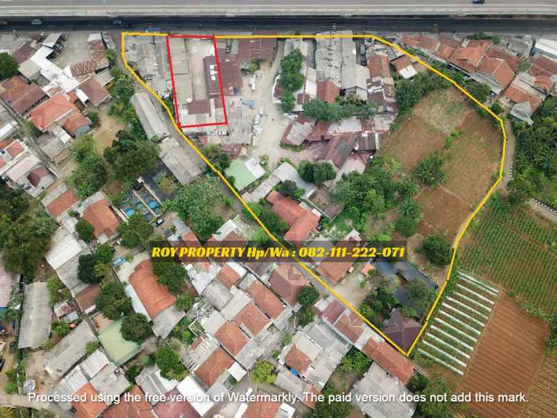 dijual tanah jl sholeh iskandar kayu