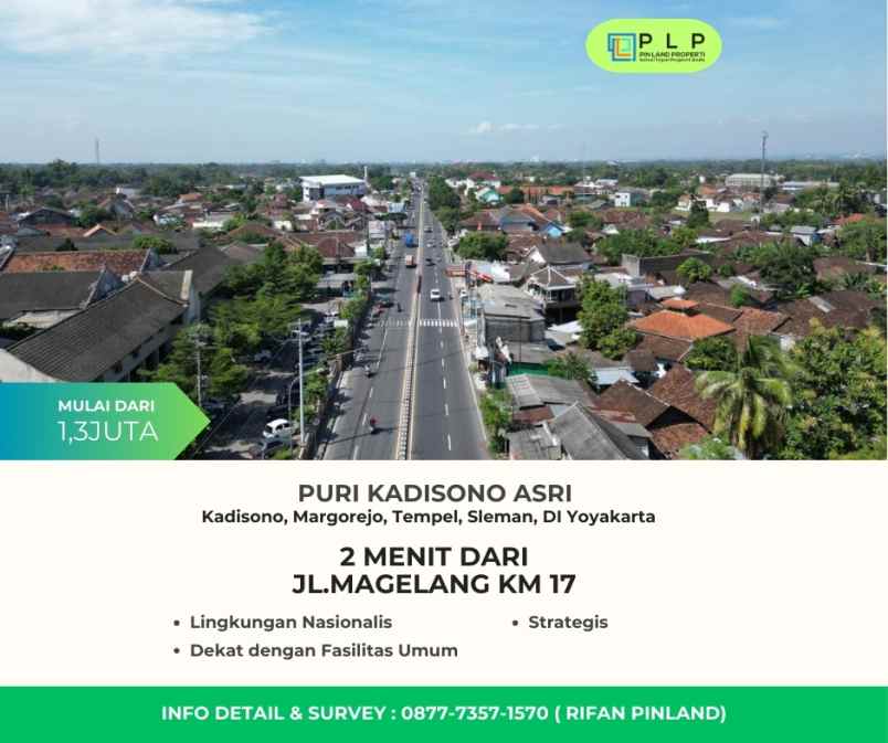 dijual tanah kadisono margorejo tempel