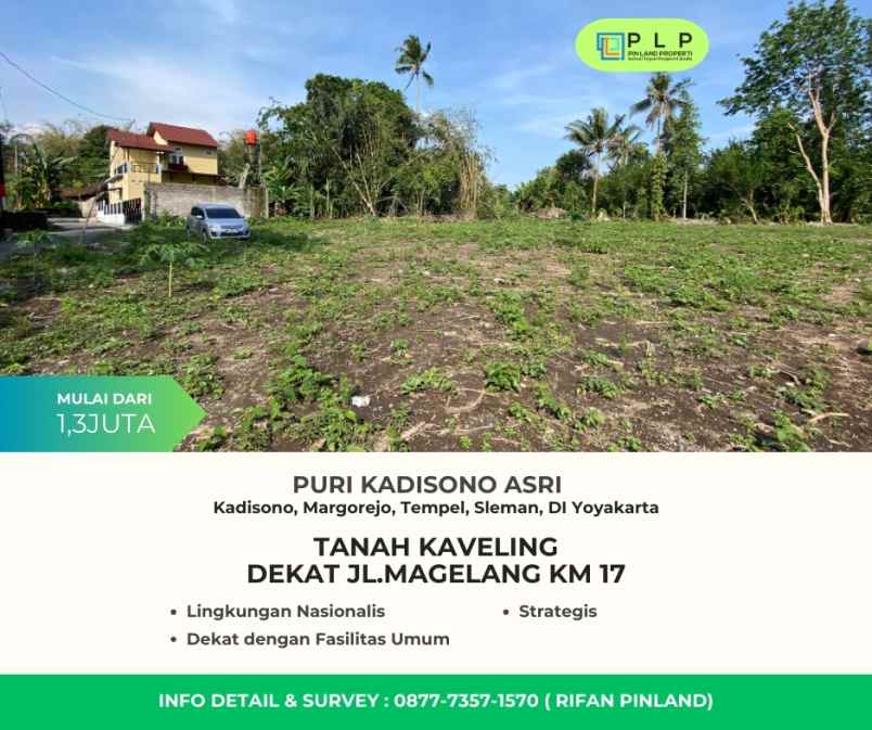 dijual tanah kadisono margorejo tempel