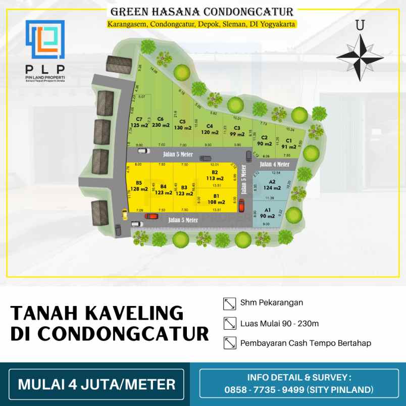 dijual tanah karangasem condongcatur