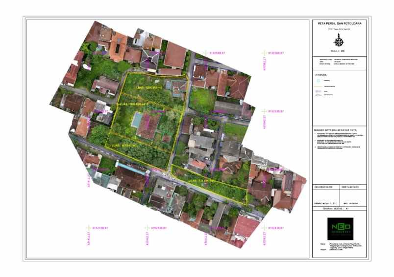 dijual tanah luas dekat pusat kota jogja shm