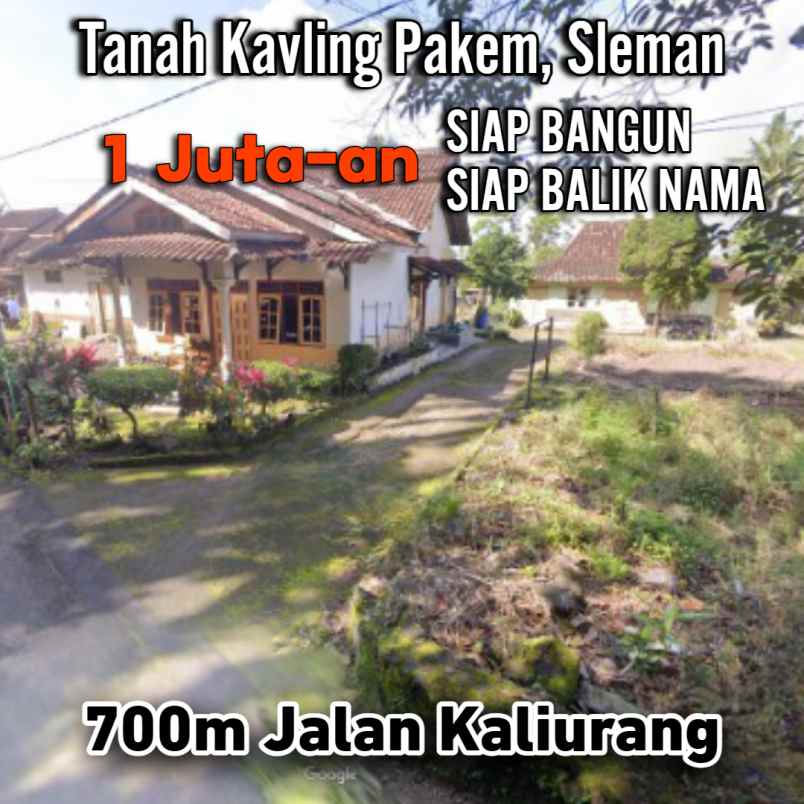 dijual tanah pakembinangun pakem sleman