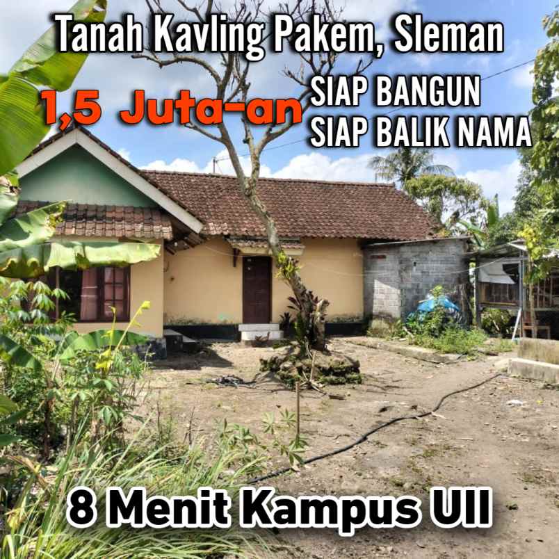 dijual tanah pakembinangun pakem sleman