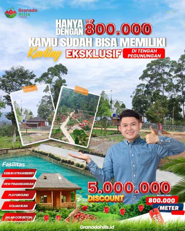 dijual tanah panyocokan ciwidey bandung