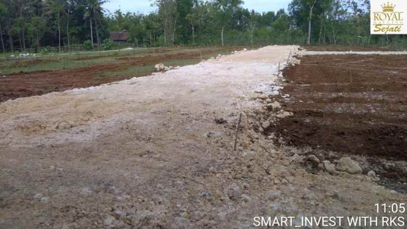 dijual tanah sambirejo semanu gunung