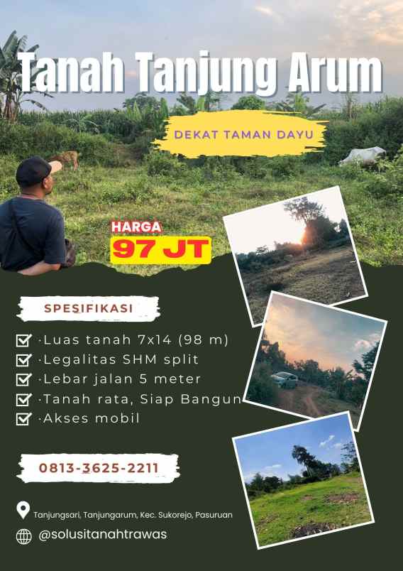 dijual tanah tanjungsari tanjungarum