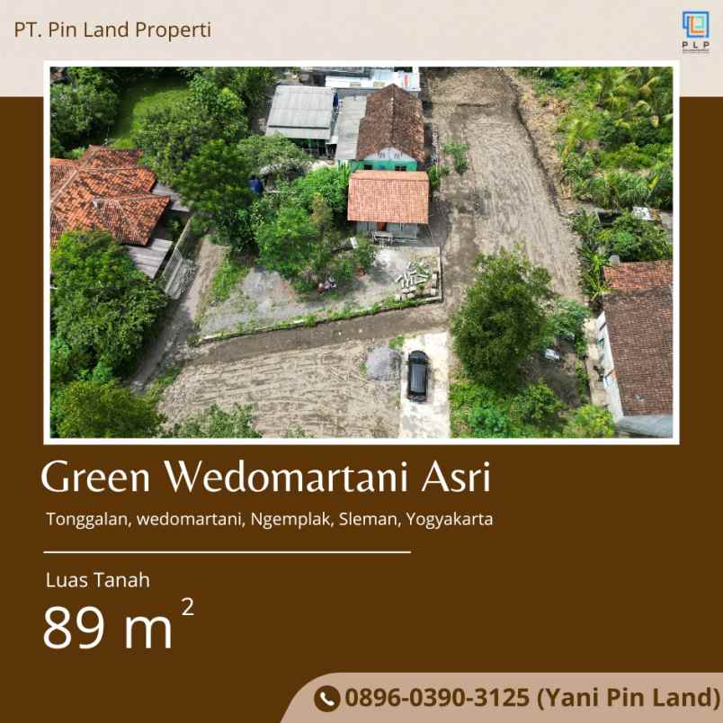 dijual tanah tonggalan wedomartani