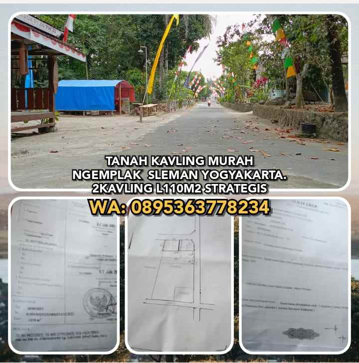 dijual tanah widodomartani ngemplak