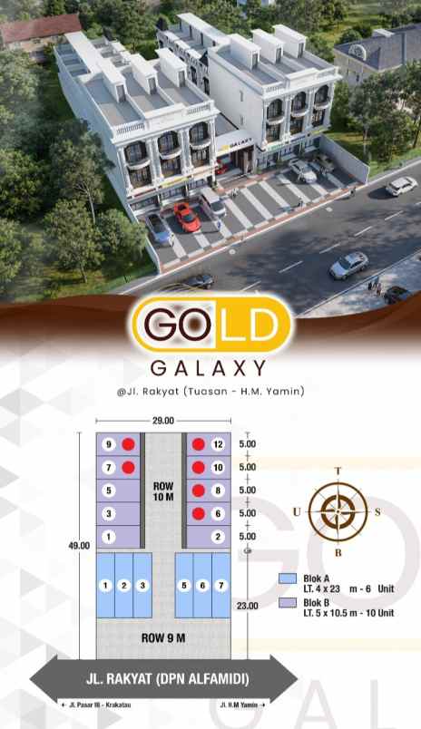 dijual villa jalan rakyat pasar 3