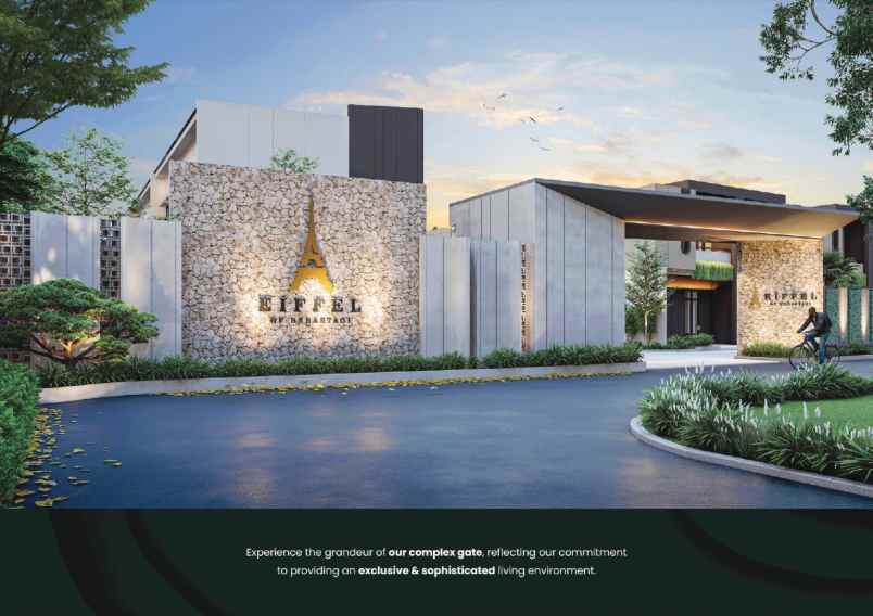 dijual villa komplek eiffel of