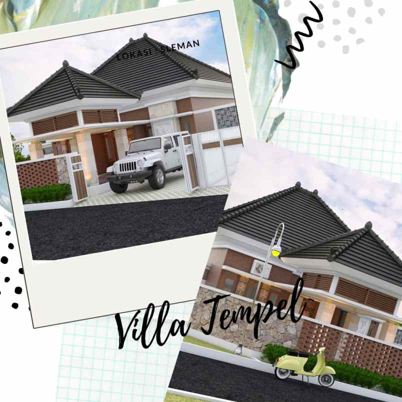 dijual villa margerejo kec tempel sleman