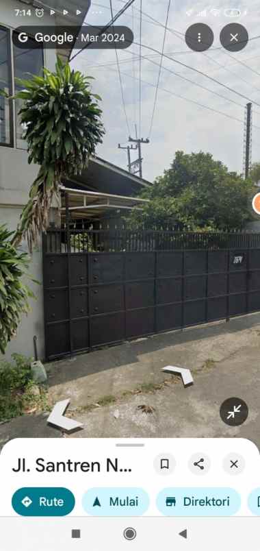 disewakan gudang gedangan 700m2