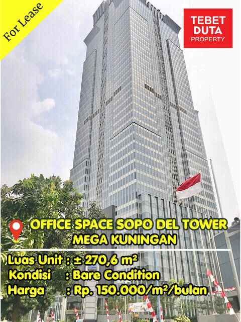 disewakan ruko gudang kantor jl mega kuningan barat