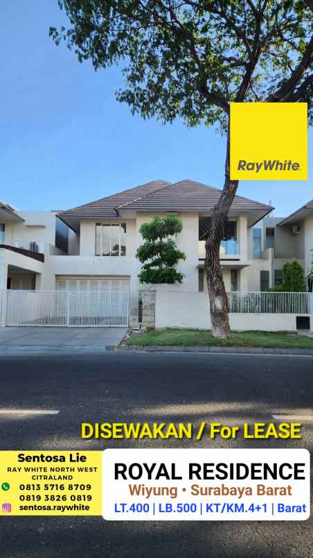 disewakan rumah jalan royal residence