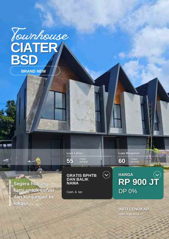 hunian baru desain arsitek ternama di ciater bsd