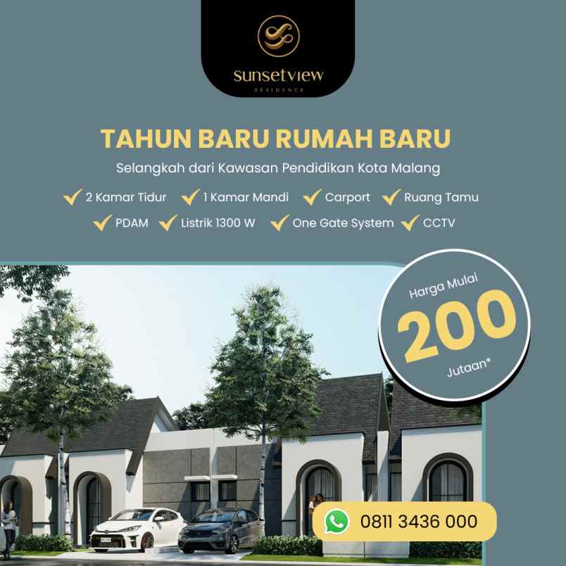 hunian murah di kota malang sunset view residence