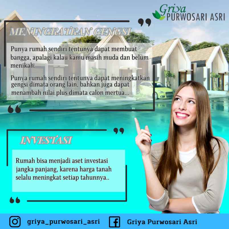 investasi rumah mulai 1 jutaan aja di wonogiri