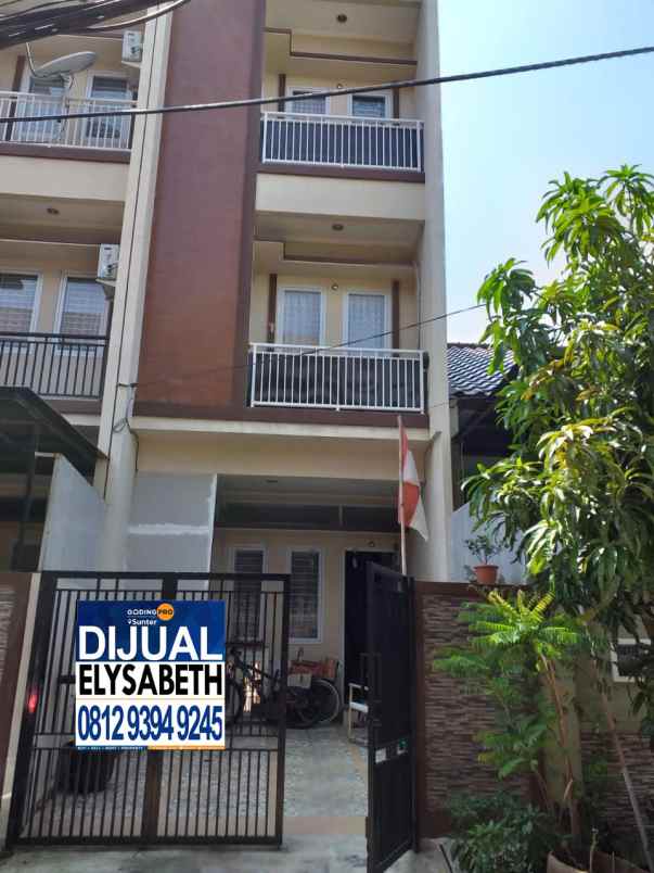 jual cepat rumah 3 lt di imperial gading bebas banjir