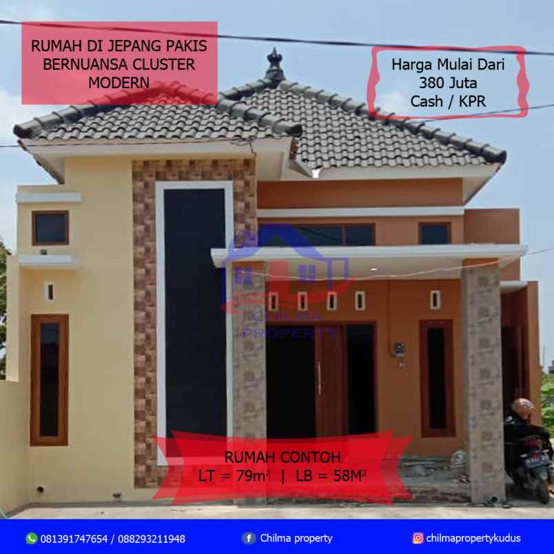 jual rumah baru one gate system di perumahan kudus